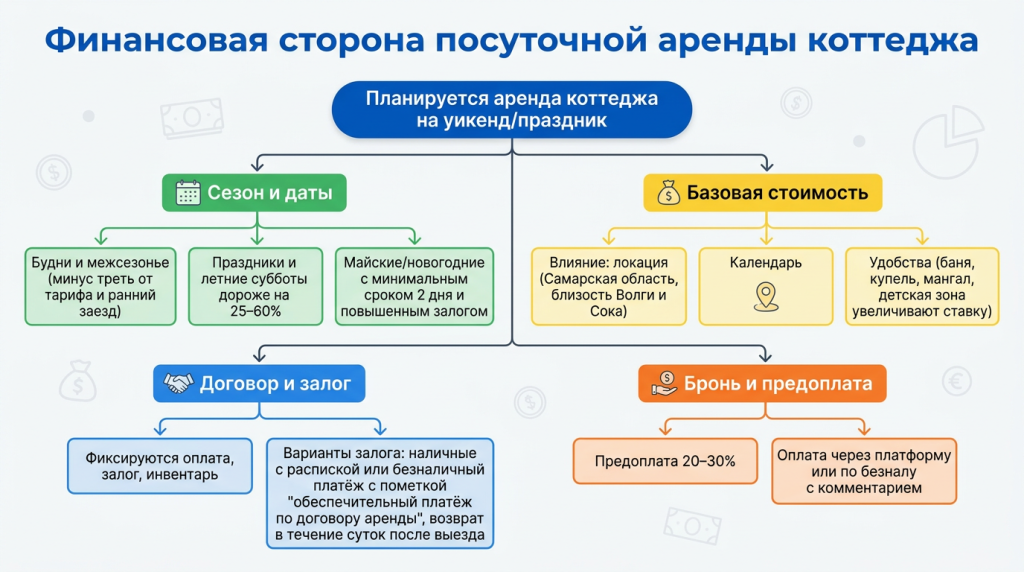 Финансовая сторона посуточной аренды 